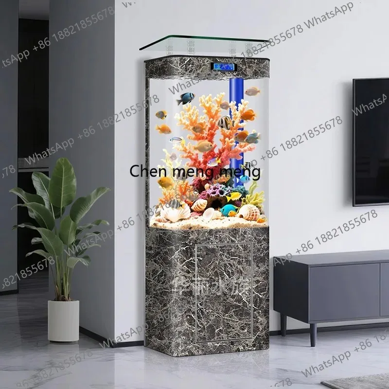 K153 Bottom filter fish tank with cabinet integrated machine household intelligent ecological vertical living room TV cabinet
K153 Bottom filter fish tank with cabinet integrated machine household intelligent ecological vertical living room TV cabinet
