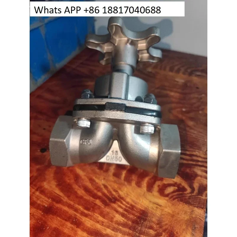 All stainless steel sanitary grade thread buckle diaphragm valve hand type high temperature resistance hexagonal inner wire
All stainless steel sanitary grade thread buckle diaphragm valve hand type high temperature resistance hexagonal inner wire