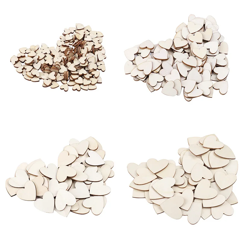 50-200Pcs Love Heart Shape Wooden Confetti Blank Heart Chip Unfinished Natural DIY Craft Wedding Ornament Party Decoation Supply
50-200Pcs Love Heart Shape Wooden Confetti Blank Heart Chip Unfinished Natural DIY Craft Wedding Ornament Party Decoation Supply