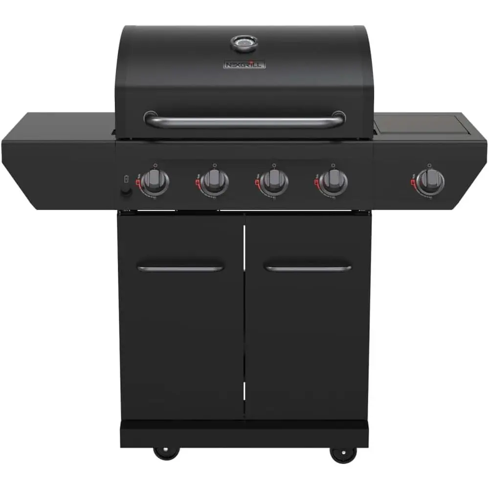 4-Burner Propane Gas Grill with 2-in-1 Charcoal Tray, Side Burner, 626 Sq In Cooking Area, 60,000 BTU, Ideal for Outdoor BBQs
4-Burner Propane Gas Grill with 2-in-1 Charcoal Tray, Side Burner, 626 Sq In Cooking Area, 60,000 BTU, Ideal for Outdoor BBQs