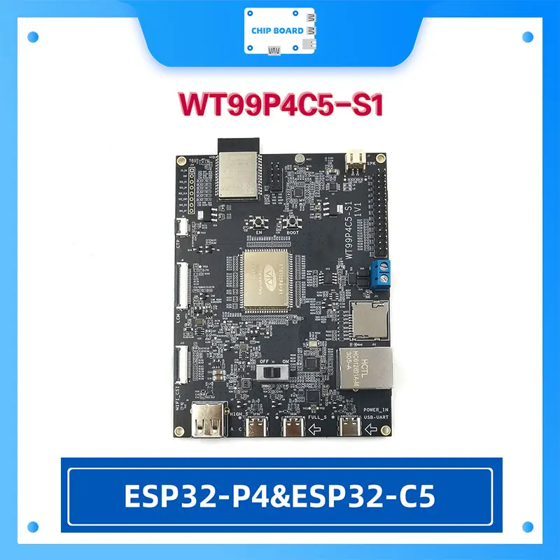 Макетная плата ESP32-P4 включает модуль ESP32-C5 поддерживает Wi-Fi 5 ГГц BT Zigbee WT99P4C5-S1
Макетная плата ESP32-P4 включает модуль ESP32-C5 поддерживает Wi-Fi 5 ГГц BT Zigbee WT99P4C5-S1