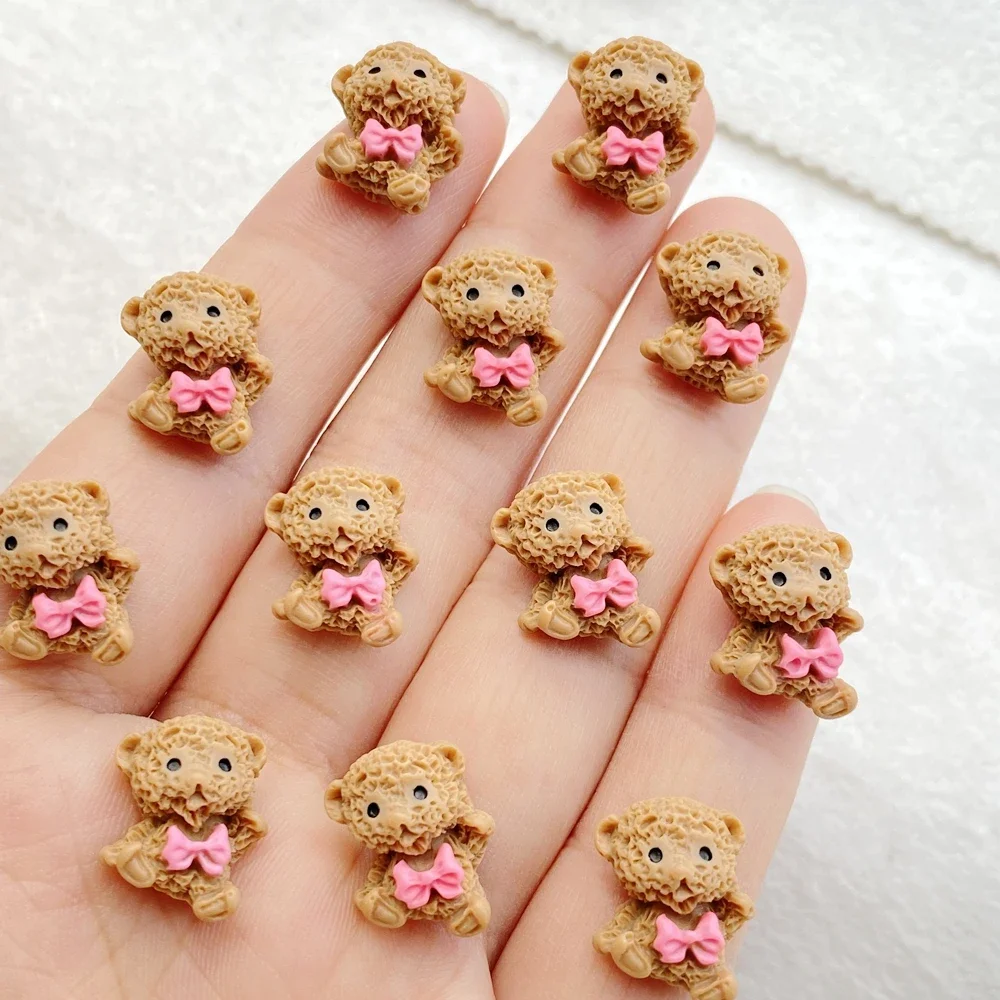 20 Cute mini coffee cartoon bow tie bear Nail Art Decorations Resin Scrapbook Diy Bow Decor Manicure Accessories Crafts
20 Cute mini coffee cartoon bow tie bear Nail Art Decorations Resin Scrapbook Diy Bow Decor Manicure Accessories Crafts