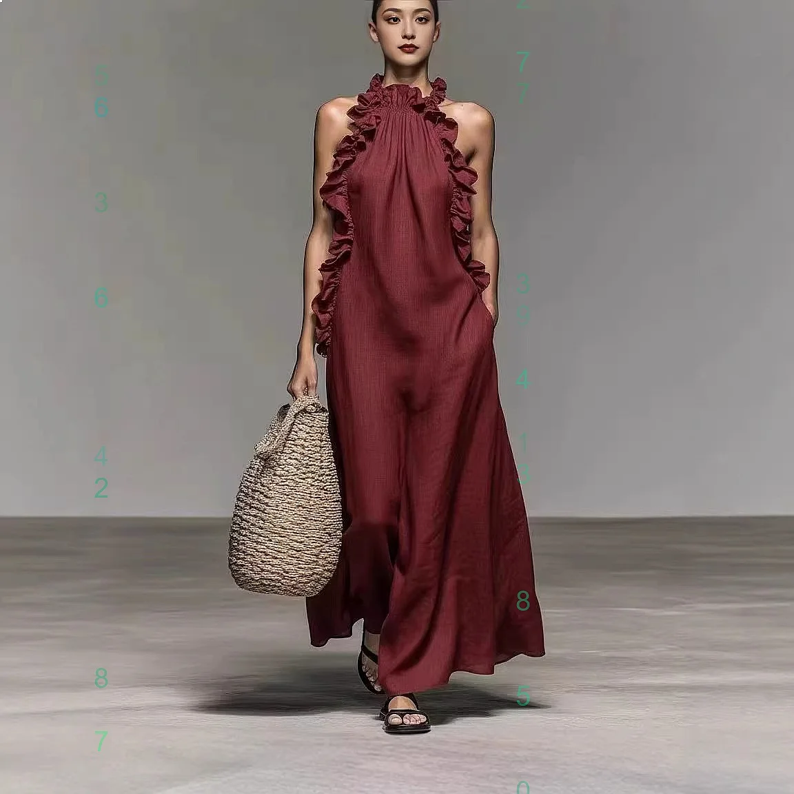 Sleeveless Long Dress with Pockets Summer Spring Casual Loose Fit Dresses Empire Waist
Sleeveless Long Dress with Pockets Summer Spring Casual Loose Fit Dresses Empire Waist