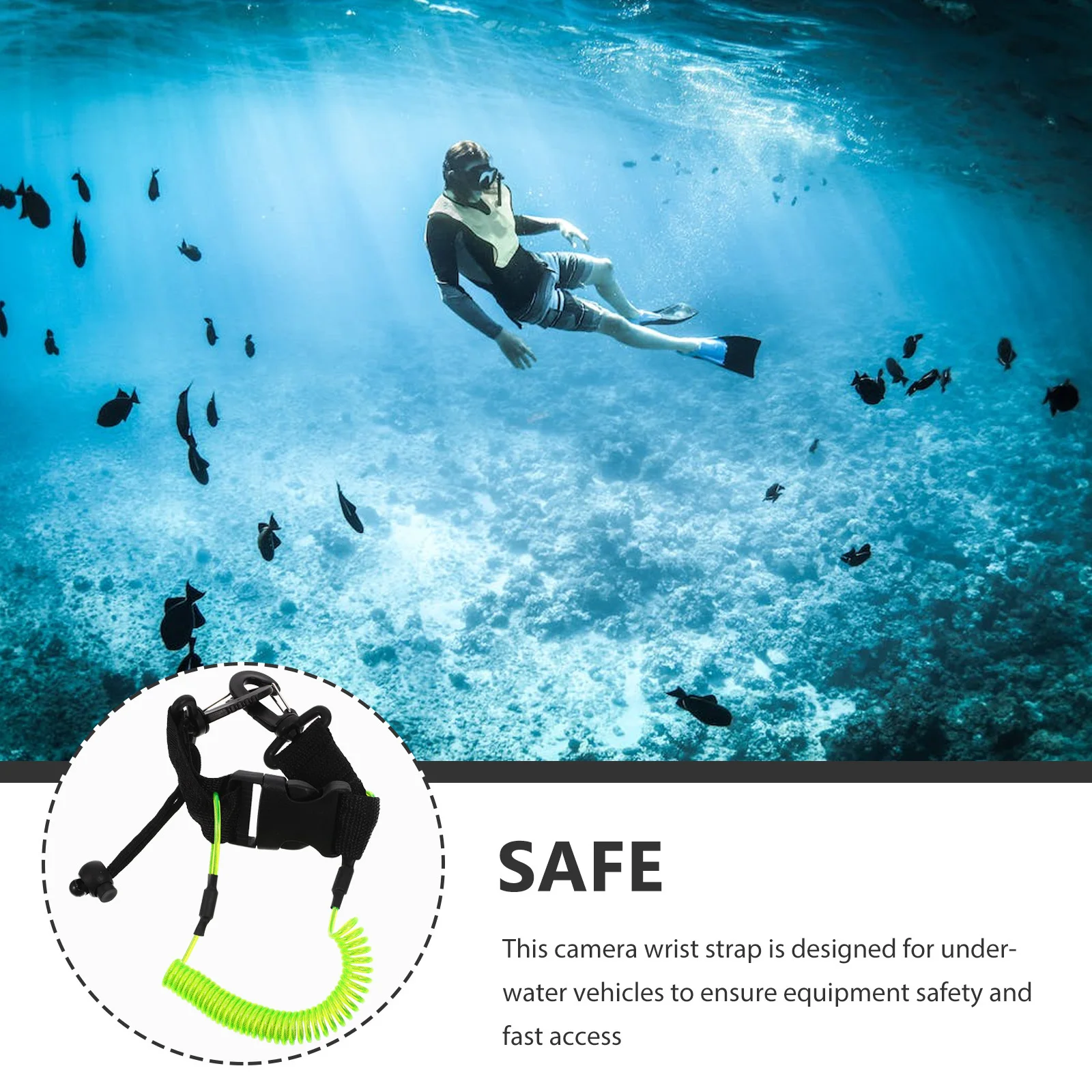 Camera Wrist Strap Diving Anti-Lost Spring Lanyard Lightweight Premium Material Quick Access Camera Wrist Strap
Camera Wrist Strap Diving Anti-Lost Spring Lanyard Lightweight Premium Material Quick Access Camera Wrist Strap