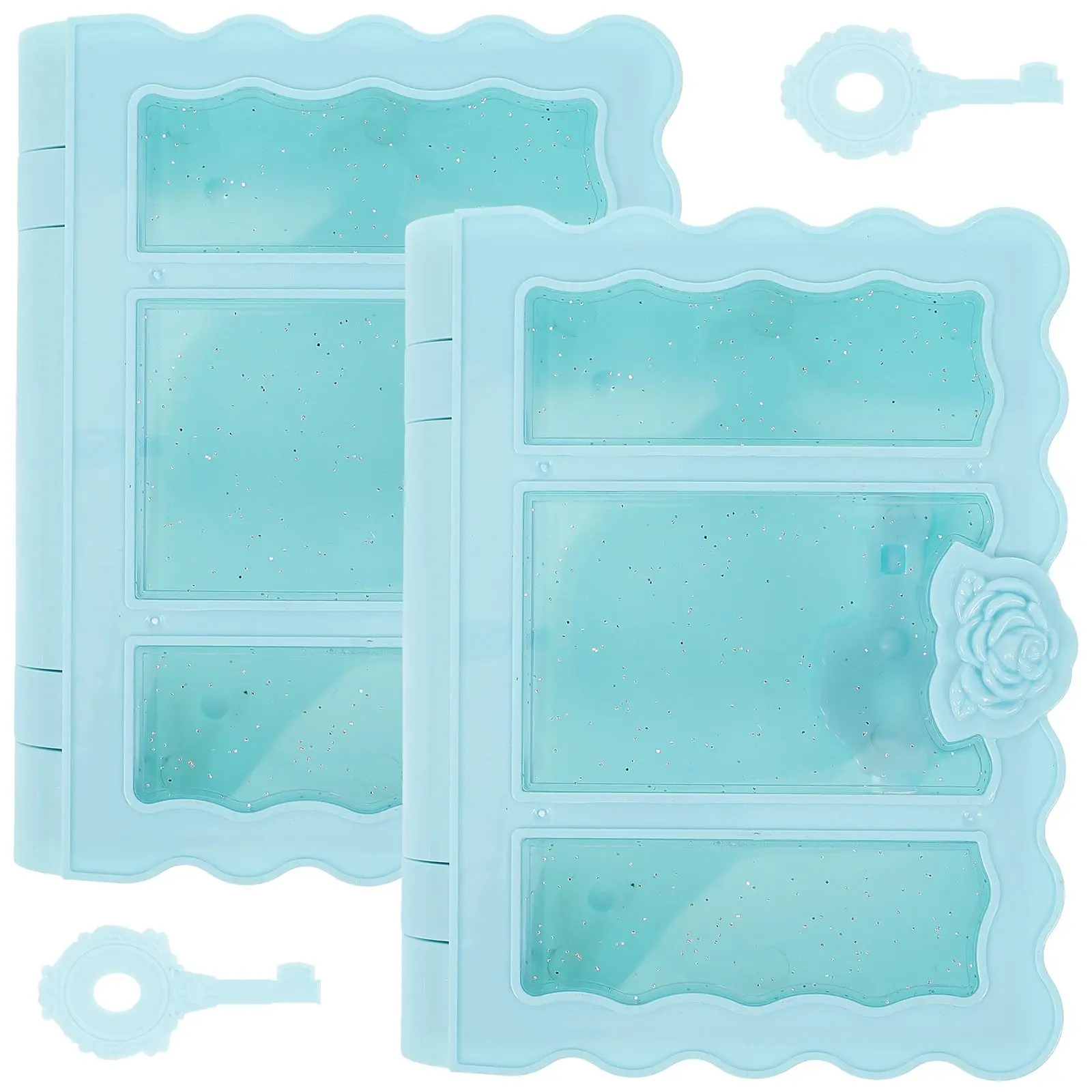 2 Pcs Blue Storage Boxes for Jewelry Plastic Organizer Containers Desktop Travel Small Trinket HOLDER Nordic Retro Style
2 Pcs Blue Storage Boxes for Jewelry Plastic Organizer Containers Desktop Travel Small Trinket HOLDER Nordic Retro Style