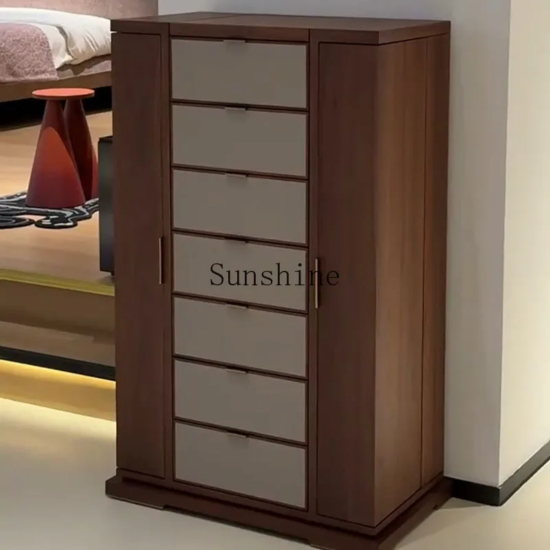 Italian minimalist black walnut seven-chest cabinet modern minimalist light luxury storage
Italian minimalist black walnut seven-chest cabinet modern minimalist light luxury storage
