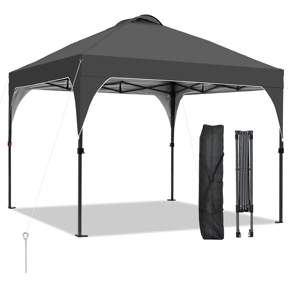 10x10 Outdoor Gazebo with 4 Sandbags, Adjustable Height, Ideal for Events, Parties, Camping - Black
10x10 Outdoor Gazebo with 4 Sandbags, Adjustable Height, Ideal for Events, Parties, Camping - Black