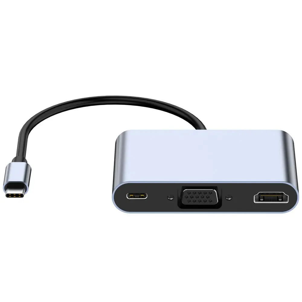 Five in one Type-C docking station notebook HDMI VGA audio converter high-speed docking station
Five in one Type-C docking station notebook HDMI VGA audio converter high-speed docking station
