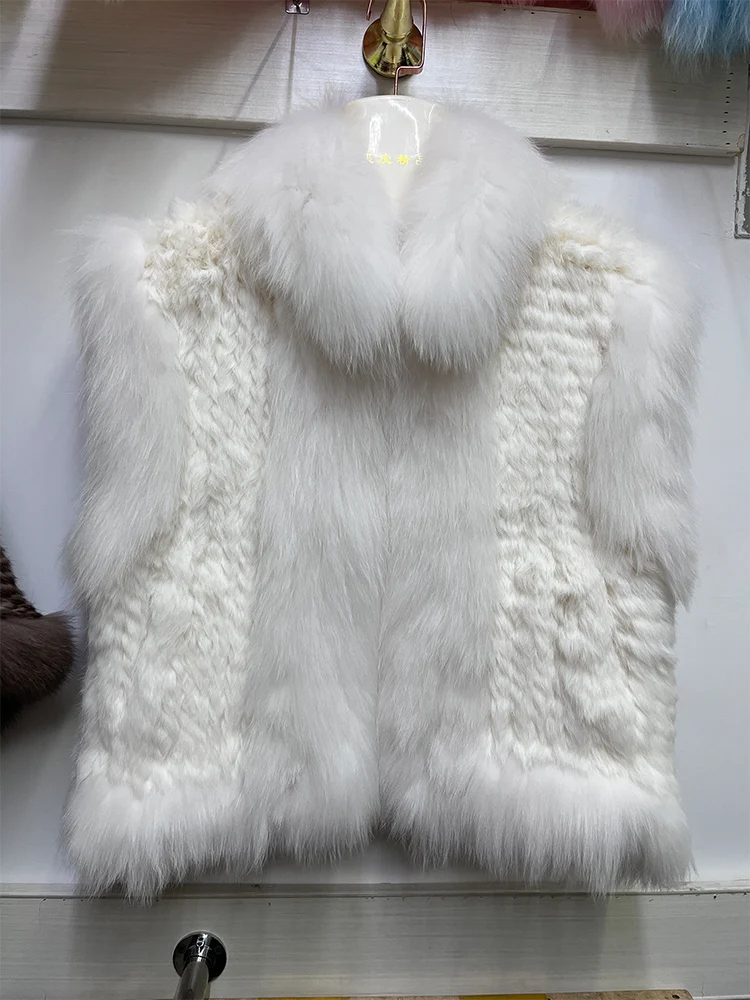 2026 New Natural Rabbit Fur Vest Knitted Women's Real Fox Fur Waistcoat Jackets Luxury Woman Clothing Outwear
2026 New Natural Rabbit Fur Vest Knitted Women's Real Fox Fur Waistcoat Jackets Luxury Woman Clothing Outwear