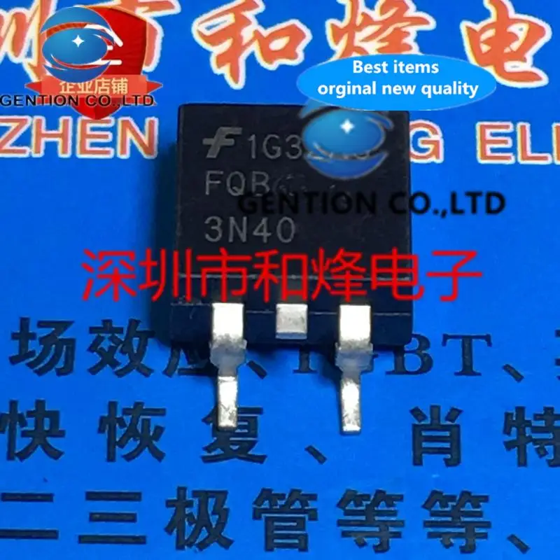 10PCS FQB3N40 TO-263 2.5A 400V in stock 100% new and original
10PCS FQB3N40 TO-263 2.5A 400V in stock 100% new and original