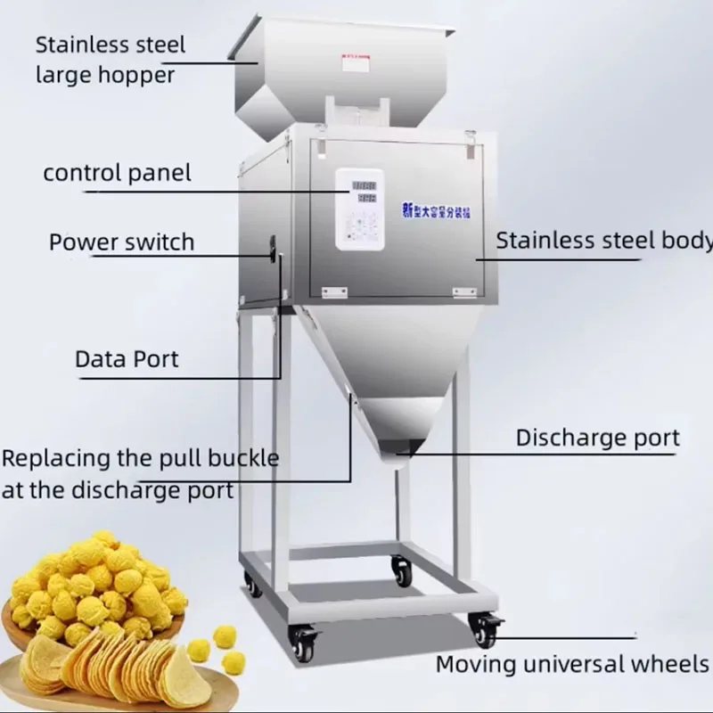 10-100g Packaging Machine for Potato Chip Puffed French Fries and Expanded Materials Food Special Packaging Machine Weighing Mac
10-100g Packaging Machine for Potato Chip Puffed French Fries and Expanded Materials Food Special Packaging Machine Weighing Mac
