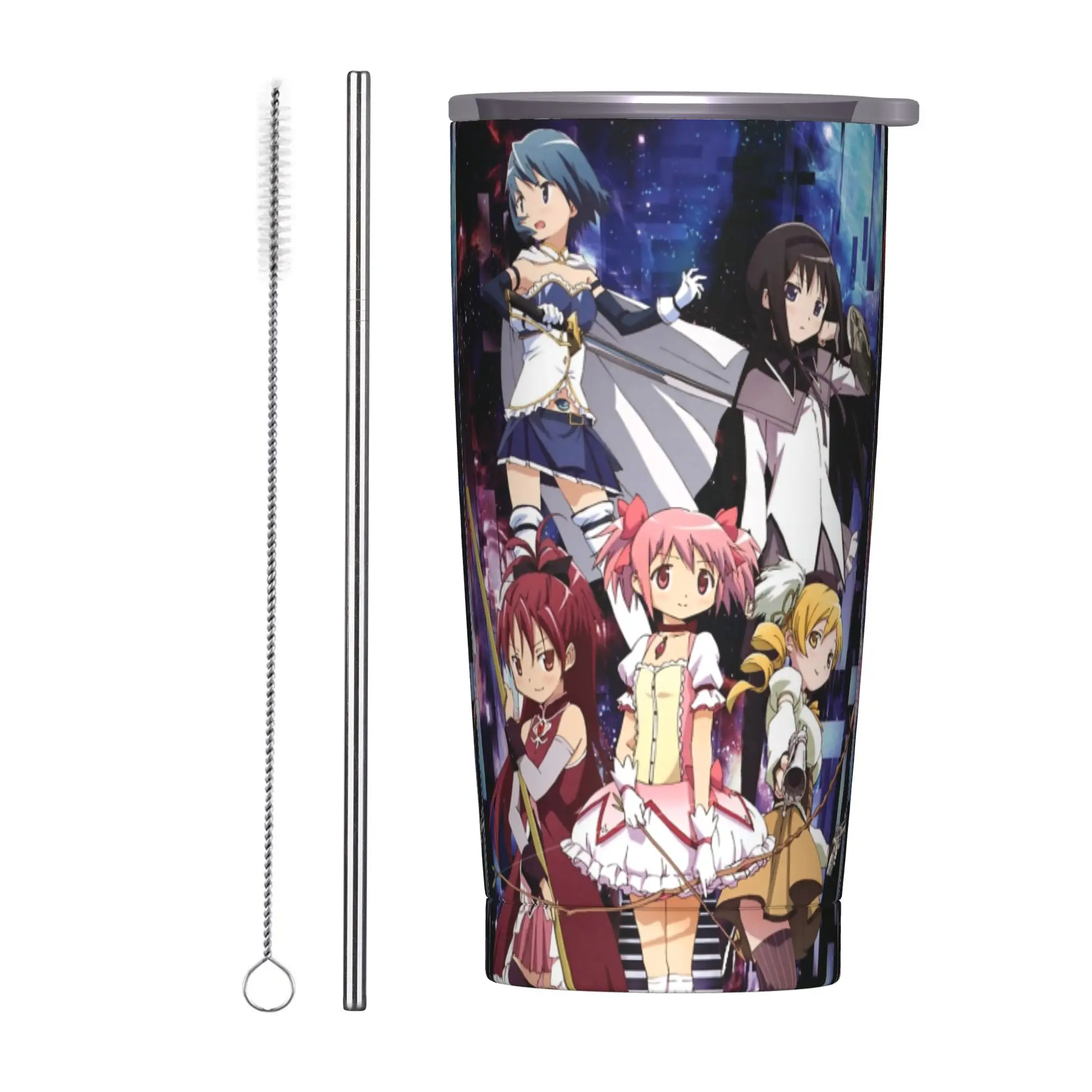 Puella Magi Madoka Magica Insulated Tumbler with Straws Lid Stainless Steel Coffee Mugs Office Home Bottle Cup, 20oz
Puella Magi Madoka Magica Insulated Tumbler with Straws Lid Stainless Steel Coffee Mugs Office Home Bottle Cup, 20oz