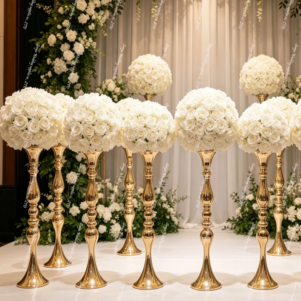 4-10pcs)50cm-100cm) Tall Wedding Centerpiece Table Decoration Column Gold Vases Iron Walkway Aisle Pedestal Metal Flower Stand
4-10pcs)50cm-100cm) Tall Wedding Centerpiece Table Decoration Column Gold Vases Iron Walkway Aisle Pedestal Metal Flower Stand