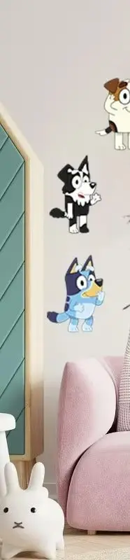 Hot New Cute Cartoon Blueys Room Decoration Self Adhesive Wall Stickers Dog Cartoon Anime Stickers PVC Home Decoration Stickers
Hot New Cute Cartoon Blueys Room Decoration Self Adhesive Wall Stickers Dog Cartoon Anime Stickers PVC Home Decoration Stickers