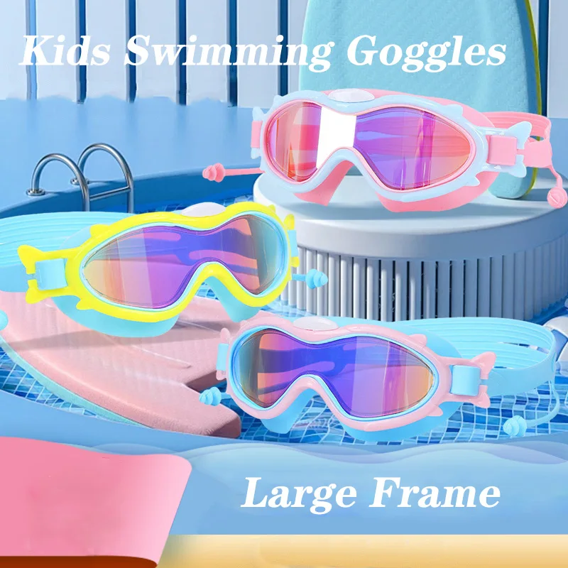 Kids Macaron Swimming Goggles Anti-fog And Waterproof Swimming Glasses Children's HD Large Frame Eyewear Connected Earplugs
Kids Macaron Swimming Goggles Anti-fog And Waterproof Swimming Glasses Children's HD Large Frame Eyewear Connected Earplugs