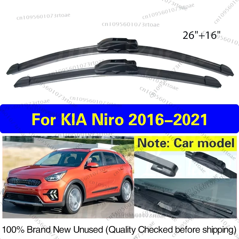 Car Wiper Blade For Kia Niro 2016 2017 2018 2019 2020 2021 Windshield Rubber Refill Front Window Wiper 26"+16" Auto Accessories
Car Wiper Blade For Kia Niro 2016 2017 2018 2019 2020 2021 Windshield Rubber Refill Front Window Wiper 26"+16" Auto Accessories