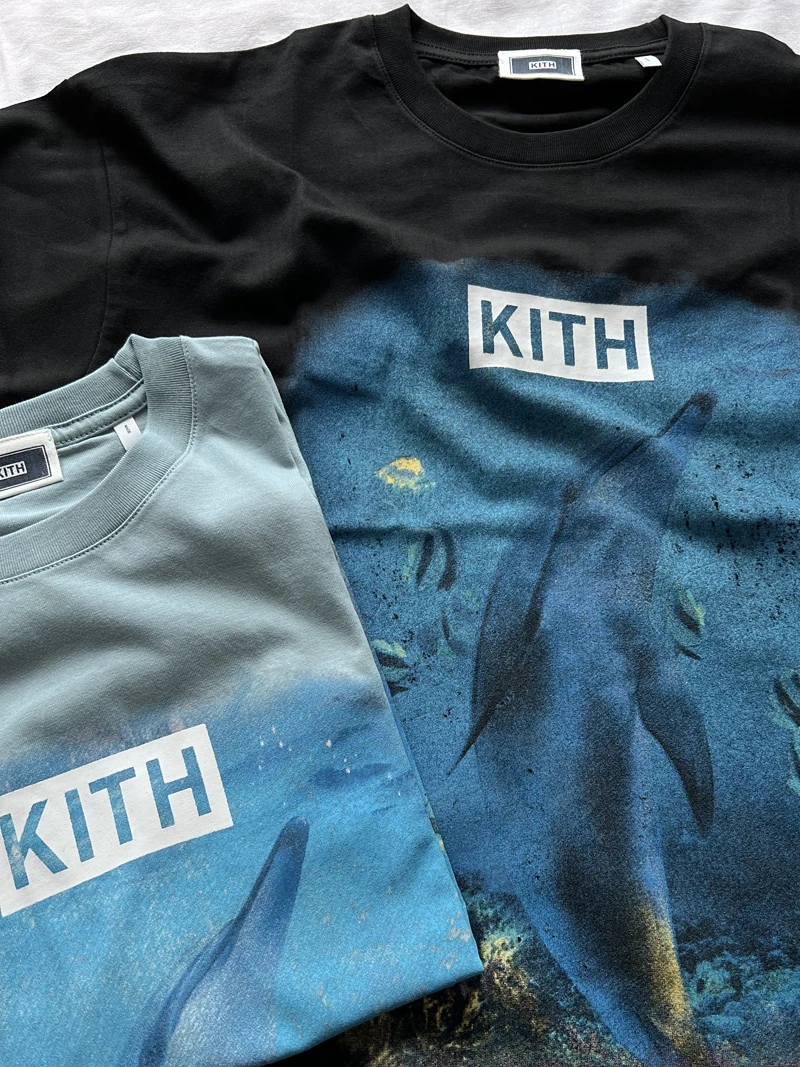 Kith Undefendable Summer Cotton Dolphin Print ort Sve T-irt Streetwear Base Layer Youth Faion Antibacterial Loose Fit
Kith Undefendable Summer Cotton Dolphin Print ort Sve T-irt Streetwear Base Layer Youth Faion Antibacterial Loose Fit