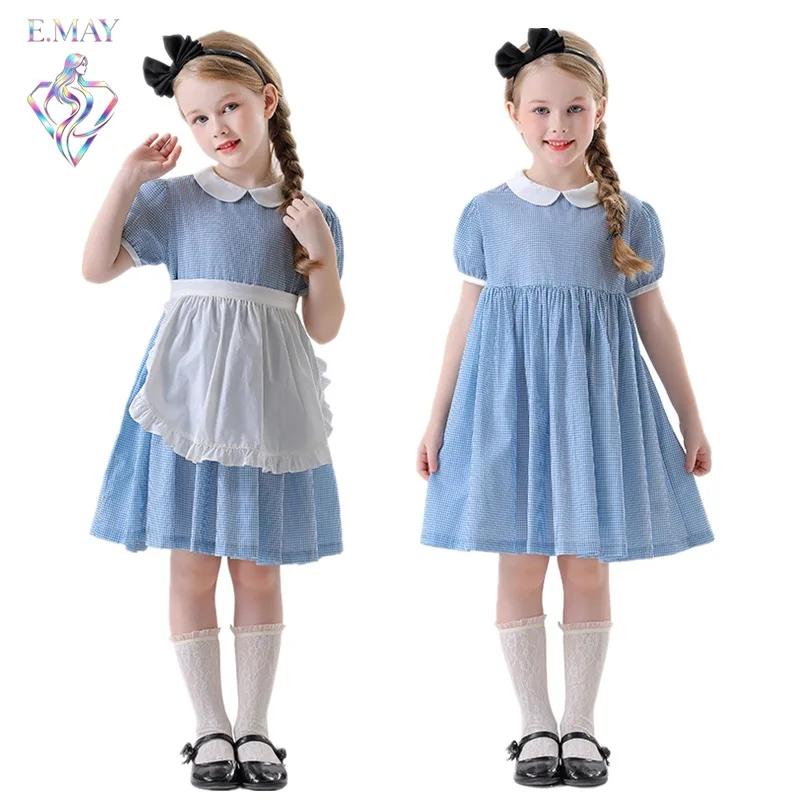 Blue Maid Costume Children's Halloween Alice Princess Cosplay Role-playing Outfit Fairy Tale Theme Party Wear
Blue Maid Costume Children's Halloween Alice Princess Cosplay Role-playing Outfit Fairy Tale Theme Party Wear