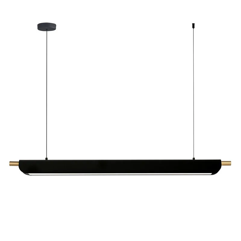 Minimalist one-word long restaurant chandelier Nordic business office study bar exhibition hall lighting
Minimalist one-word long restaurant chandelier Nordic business office study bar exhibition hall lighting