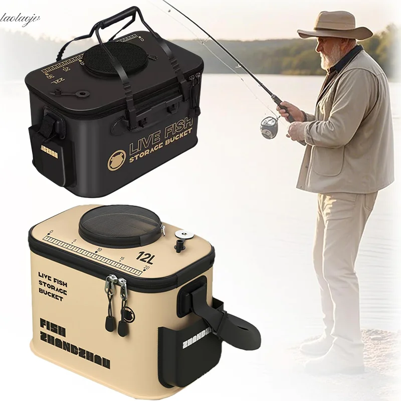Foldable Fishing Bucket-12L/22LFishing Bucket,Multifunctional Portable Folding Live Fish Container,EVA Fish Protection Bucket
Foldable Fishing Bucket-12L/22LFishing Bucket,Multifunctional Portable Folding Live Fish Container,EVA Fish Protection Bucket