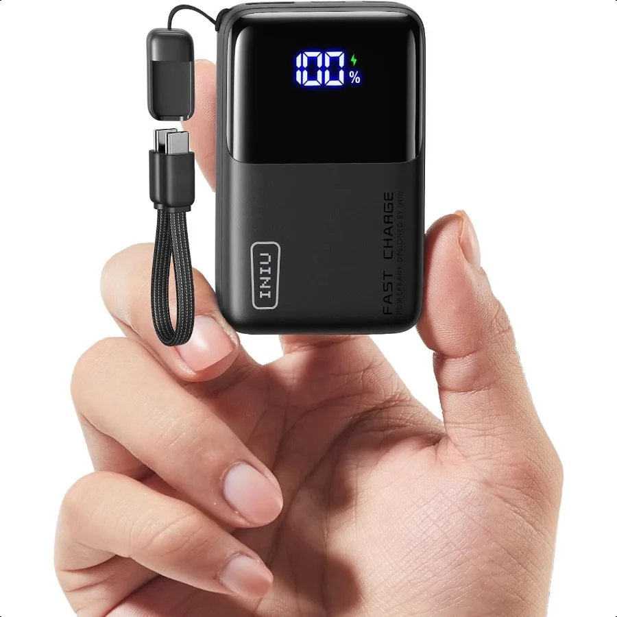 INIU Pocket Size Portable Charger Ultra Small 10000mAh 45W PD Power Bank USB C inOut Fast Charging Battery Pack Travel entials
INIU Pocket Size Portable Charger Ultra Small 10000mAh 45W PD Power Bank USB C inOut Fast Charging Battery Pack Travel entials