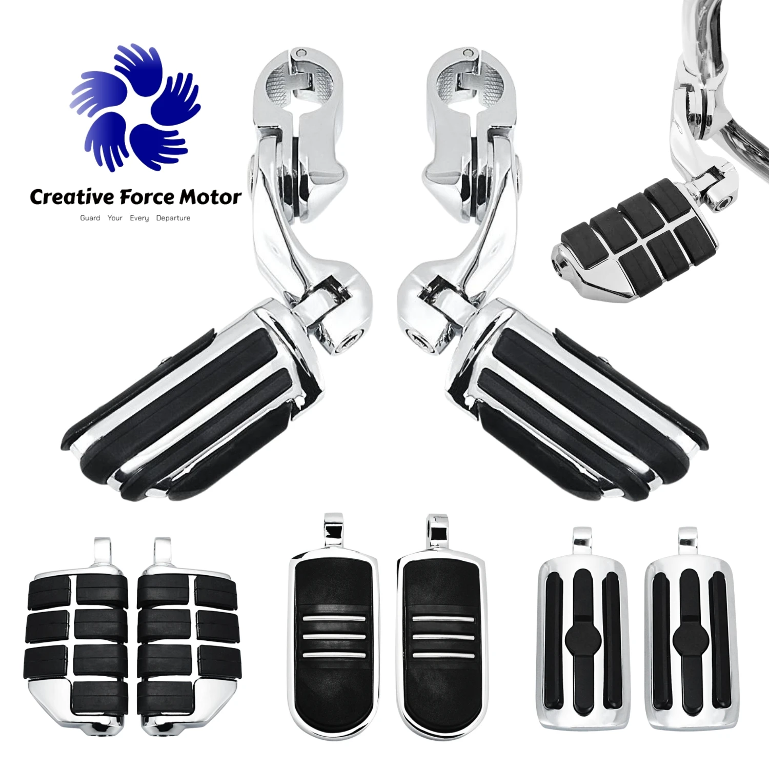 1-1/4" Engine Guard Foot Pegs Motorcycle 32mm Footrest For Harley Honda Yamaha Sportster 1200 883 Softail Road King Street Glide
1-1/4" Engine Guard Foot Pegs Motorcycle 32mm Footrest For Harley Honda Yamaha Sportster 1200 883 Softail Road King Street Glide