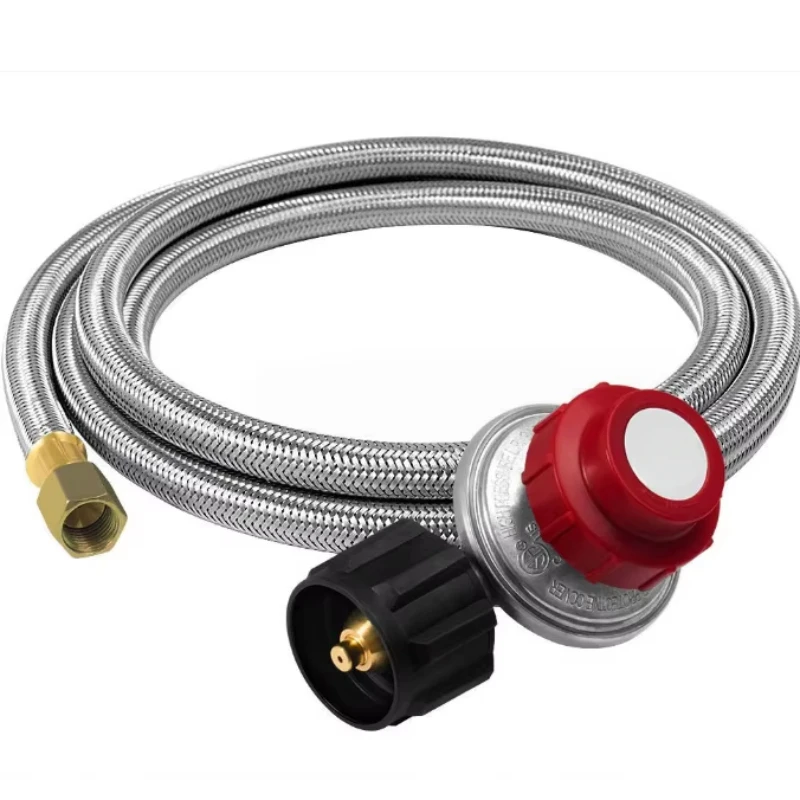 Oven Braid Wire High Pressure 0-30 psi Pressure Reducing Valve Regulator with Hose
Oven Braid Wire High Pressure 0-30 psi Pressure Reducing Valve Regulator with Hose