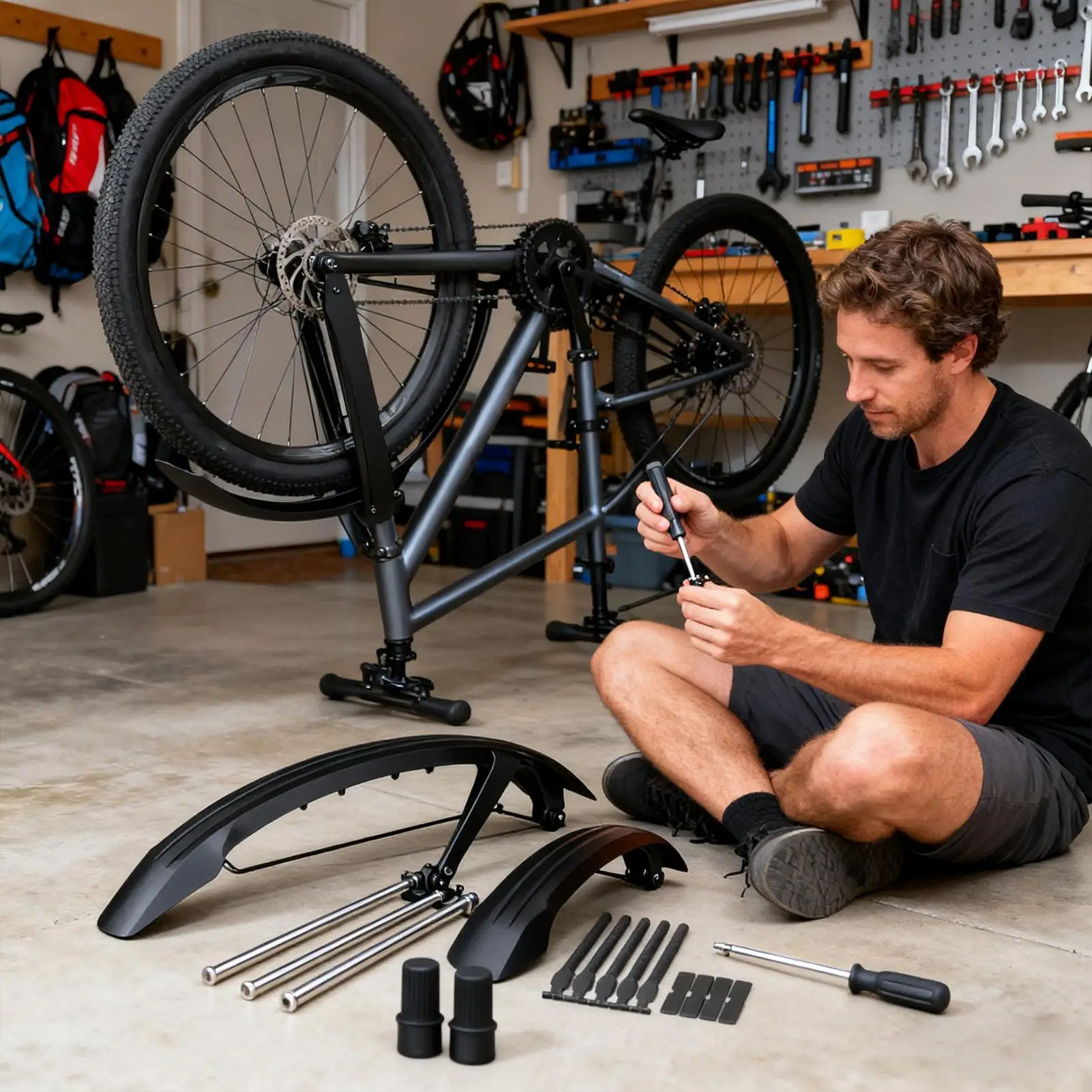 Bike Mud Guard Adjustable Quick Release Splash Guard Bike Mud Flap Set For Mountain Road Cycling Commuting Recreational Biking
Bike Mud Guard Adjustable Quick Release Splash Guard Bike Mud Flap Set For Mountain Road Cycling Commuting Recreational Biking