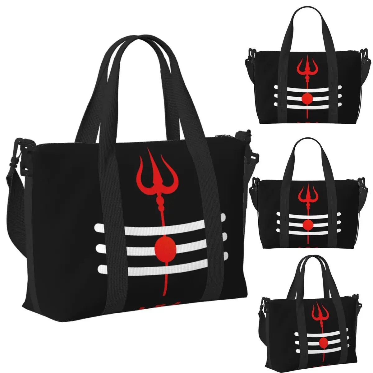 Custom Shiva Hindu God India Lingam Shiva Trishul Beach Travel Bag Tote Bags for Gym Yoga Women Shopping Duffle Shoulder Bag
Custom Shiva Hindu God India Lingam Shiva Trishul Beach Travel Bag Tote Bags for Gym Yoga Women Shopping Duffle Shoulder Bag