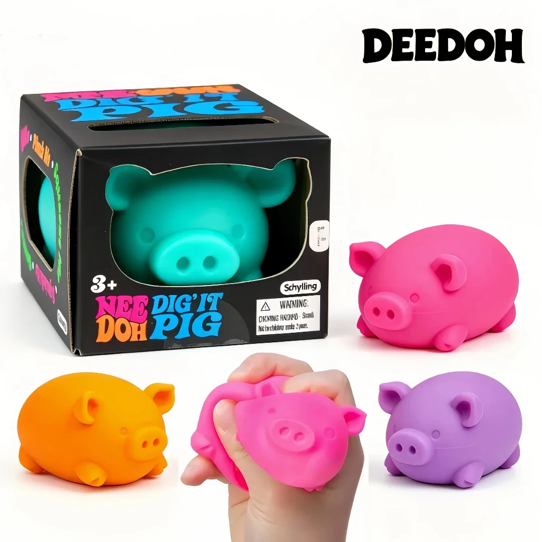 NeeDoh Little Pig Blind Box Series Desktop Ornament Stress Relief Toys Suitable For People Under Pressure Fun Soft Stress Ball
NeeDoh Little Pig Blind Box Series Desktop Ornament Stress Relief Toys Suitable For People Under Pressure Fun Soft Stress Ball