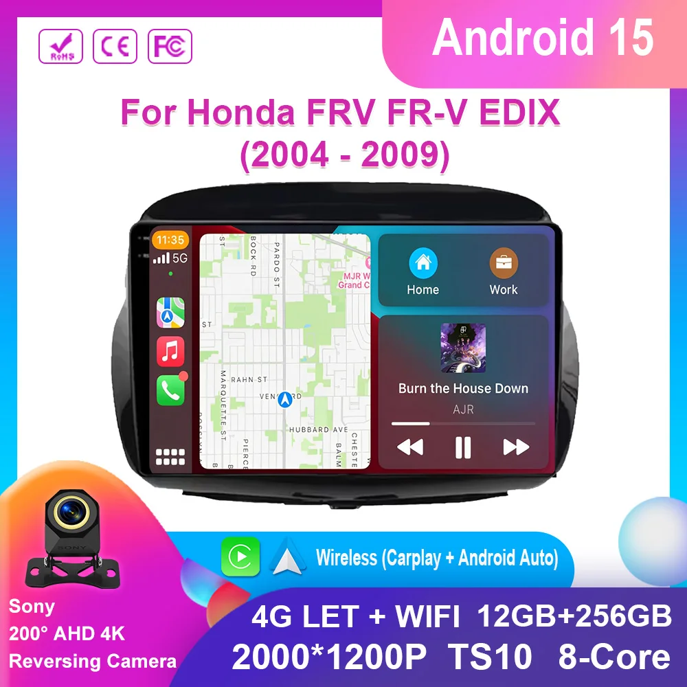 Android Car Dvd For Honda FRV FR-V EDIX 2004 2005 2006 2007 2008 2009 Auto Radio Stereo Multimedia Player GPS Navigation No 2din
Android Car Dvd For Honda FRV FR-V EDIX 2004 2005 2006 2007 2008 2009 Auto Radio Stereo Multimedia Player GPS Navigation No 2din