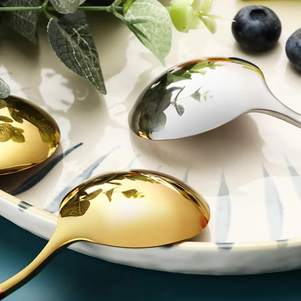 High-quality Serving Spoon Rust-proof Stainless Steel Dessert Spoon Set Non-slip Serving Spoons for Home Kitchen Ideal for Ice
High-quality Serving Spoon Rust-proof Stainless Steel Dessert Spoon Set Non-slip Serving Spoons for Home Kitchen Ideal for Ice