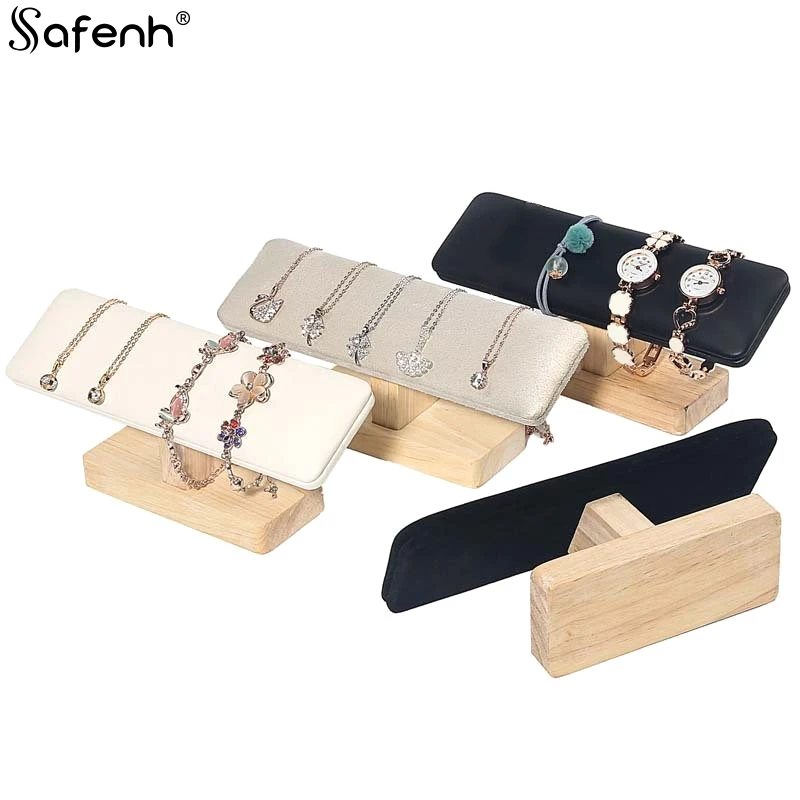 Bracelet Display Stand Vintage PU Leather / Velvet Bracelet Chain Watch Rack Jewelry Organizer Hard Wooden Display Stand Holder
Bracelet Display Stand Vintage PU Leather / Velvet Bracelet Chain Watch Rack Jewelry Organizer Hard Wooden Display Stand Holder
