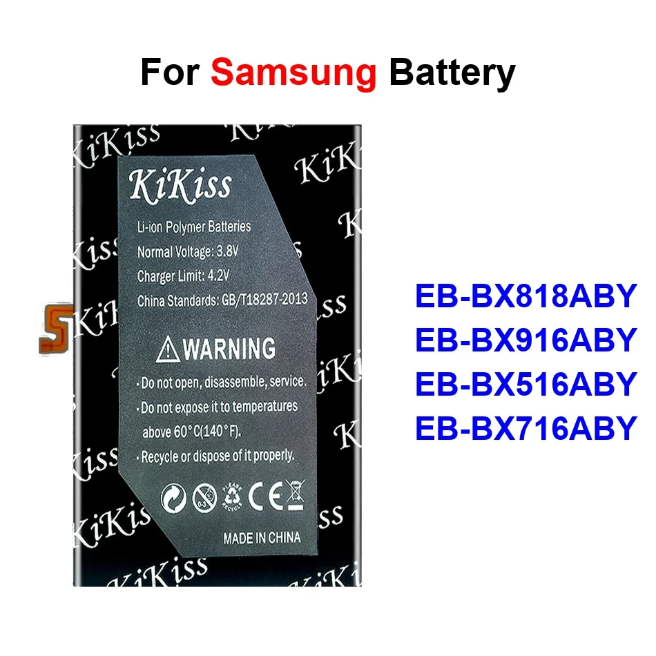 Tablet Battery Durable EB-BX818ABY EB-BX516ABY EB-BX716ABY 8700-12000Mah For Samsung Galaxy Tab S9 FE SM-X710 Plus Ultra 5G
Tablet Battery Durable EB-BX818ABY EB-BX516ABY EB-BX716ABY 8700-12000Mah For Samsung Galaxy Tab S9 FE SM-X710 Plus Ultra 5G