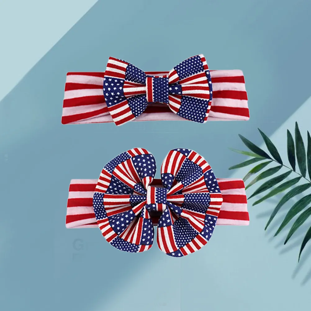 2Pcs Children's Headband Bowknot American Flag Pattern Cute Party Hairband for Girls Independence Day Festival Photography
2Pcs Children's Headband Bowknot American Flag Pattern Cute Party Hairband for Girls Independence Day Festival Photography