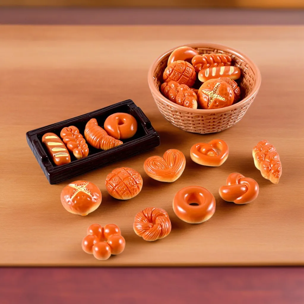 Simulation Miniature Food Toy Resin Alkali Water Bread DIY Refrigerator Sticker Japanese Doll House Accessories
Simulation Miniature Food Toy Resin Alkali Water Bread DIY Refrigerator Sticker Japanese Doll House Accessories