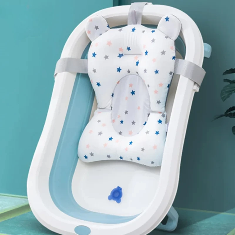 Ajustable Bath Support Seat Baby Bathtub Pad Newborn Bathing Cushion 0~1 Year Old Baby Bathtub Floating Seat for Shower
Ajustable Bath Support Seat Baby Bathtub Pad Newborn Bathing Cushion 0~1 Year Old Baby Bathtub Floating Seat for Shower