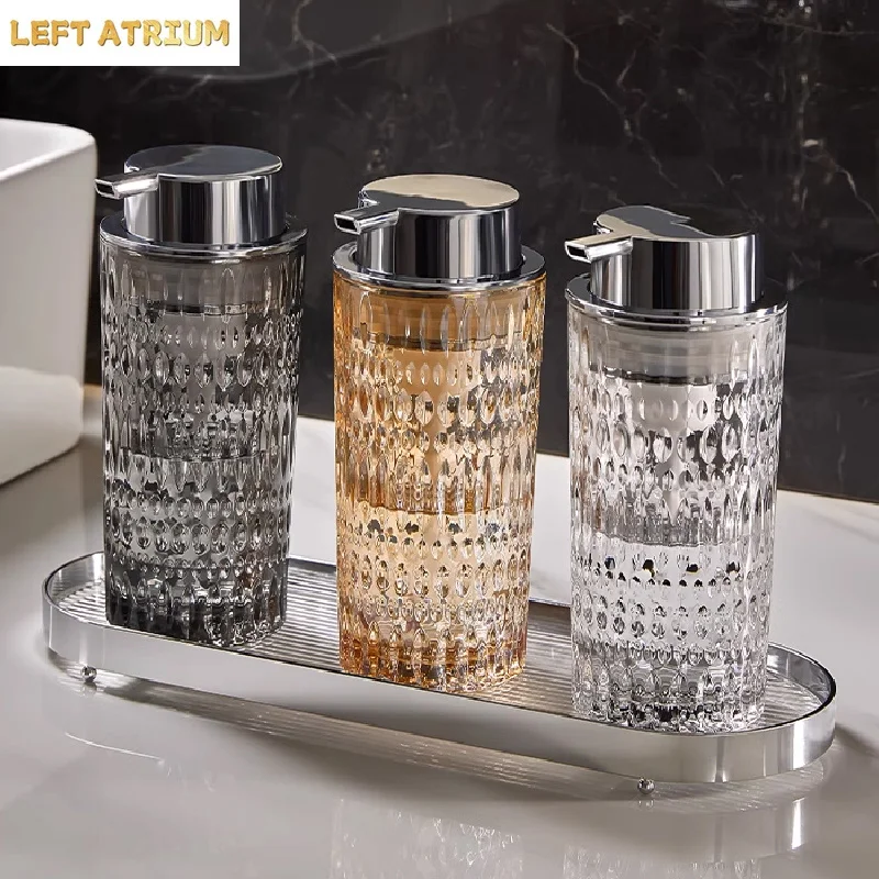Glass Bubbler Emulsion Bottle Bathroom Soap Bottle Hand Sanitizer Shampoo Water Bottle Bathroom Decoration Bathroom Accessories
Glass Bubbler Emulsion Bottle Bathroom Soap Bottle Hand Sanitizer Shampoo Water Bottle Bathroom Decoration Bathroom Accessories