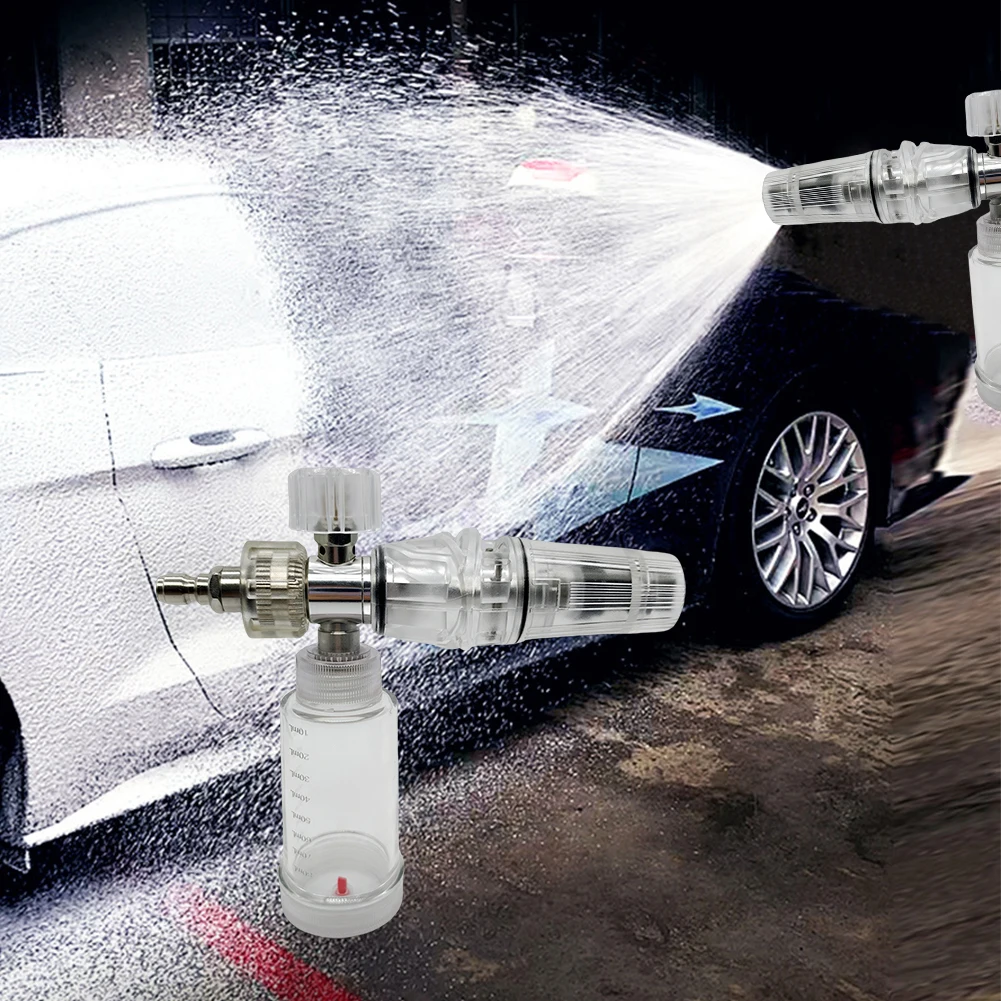 100ml Soap Foam Spray Bottle Adjustable Car Wash Foam Sprayer 1/4 Inch Quick-Connect Liquid Foam Sprayer for Cleaning Cars SUVs
100ml Soap Foam Spray Bottle Adjustable Car Wash Foam Sprayer 1/4 Inch Quick-Connect Liquid Foam Sprayer for Cleaning Cars SUVs