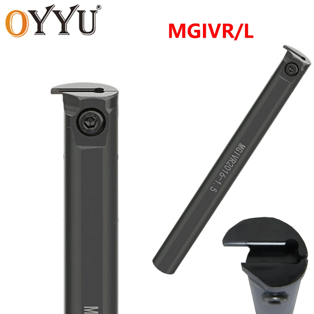 Инструмент для нарезания канавок OYYU MGIVR2016 MGIVR2520 MGIVR3125 с твердосплавными пластинами MGMN, прямой хвостовик MGIVR/L, внутренний токарный инструмент, резец для токарного станка
Инструмент для нарезания канавок OYYU MGIVR2016 MGIVR2520 MGIVR3125 с твердосплавными пластинами MGMN, прямой хвостовик MGIVR/L, внутренний токарный инструмент, резец для токарного станка