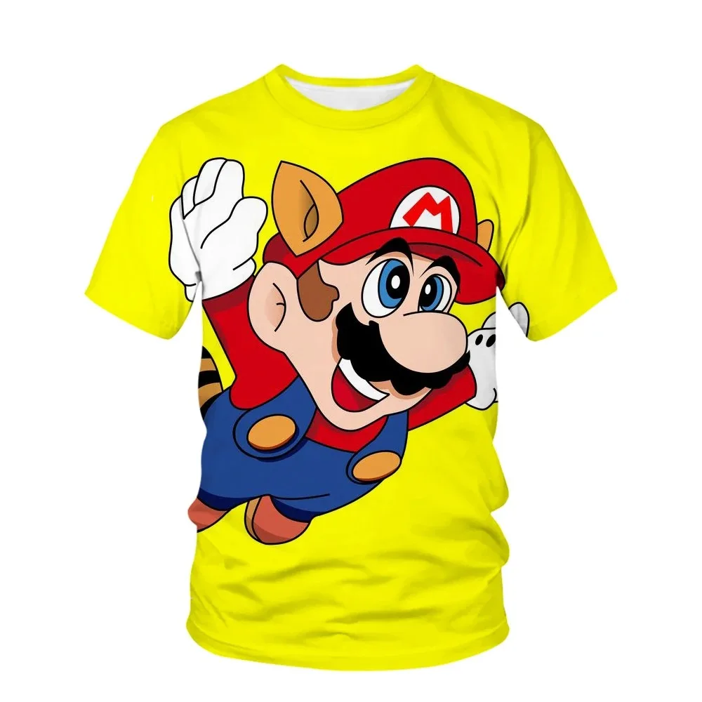Новинка лета 2022 года «Марио Братья и Луиджи» с 3D принтом, молодежная модная удобная футболка унисекс с короткими рукавами, детская пляжная футболка 
Новинка лета 2022 года «Марио Братья и Луиджи» с 3D принтом, молодежная модная удобная футболка унисекс с короткими рукавами, детская пляжная футболка