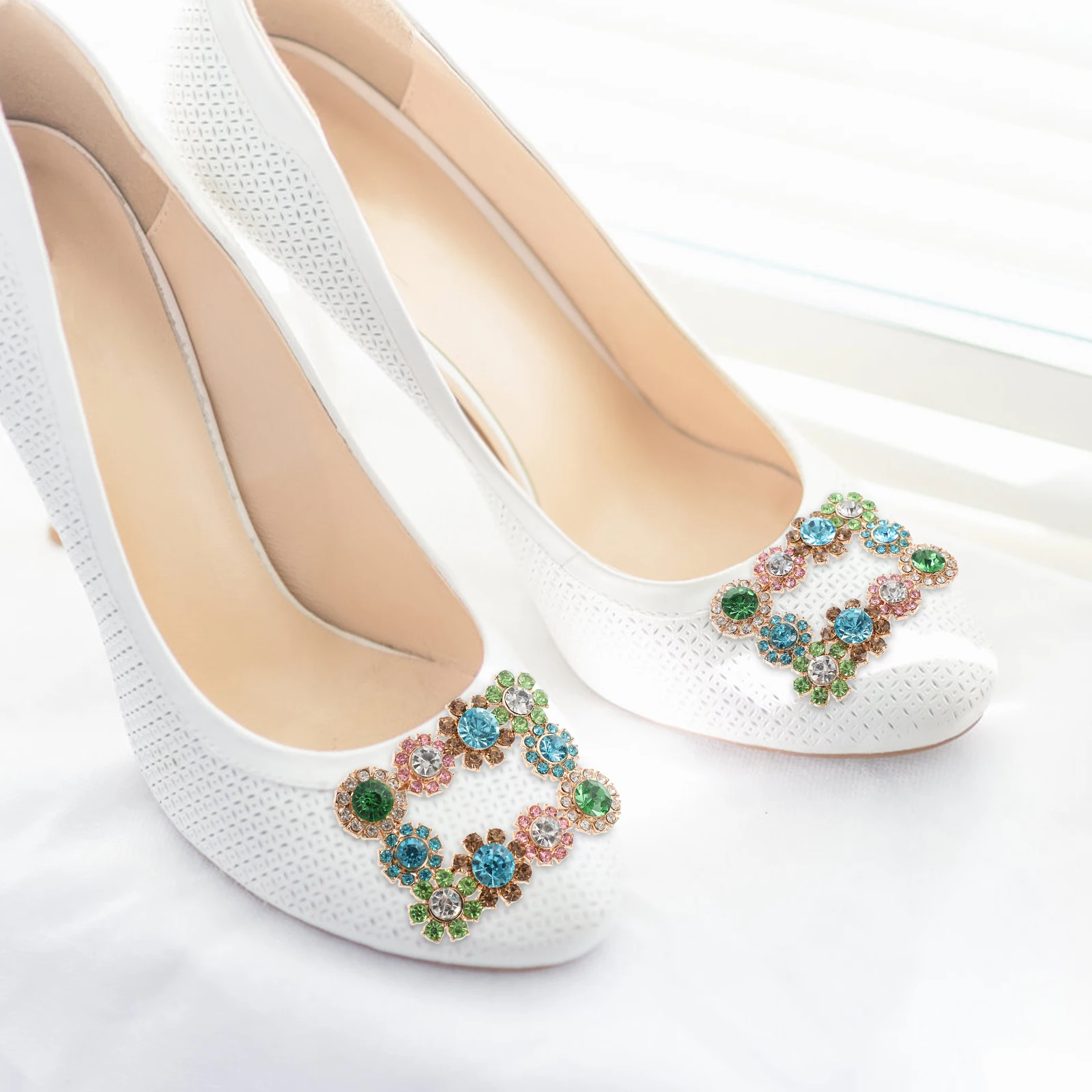 2pcs Crystal Shoe Clips Rhinestone Decorative Ornaments Women Bridal Wedding Party Shoes Accessories Sneakers Sandals Shoe
2pcs Crystal Shoe Clips Rhinestone Decorative Ornaments Women Bridal Wedding Party Shoes Accessories Sneakers Sandals Shoe