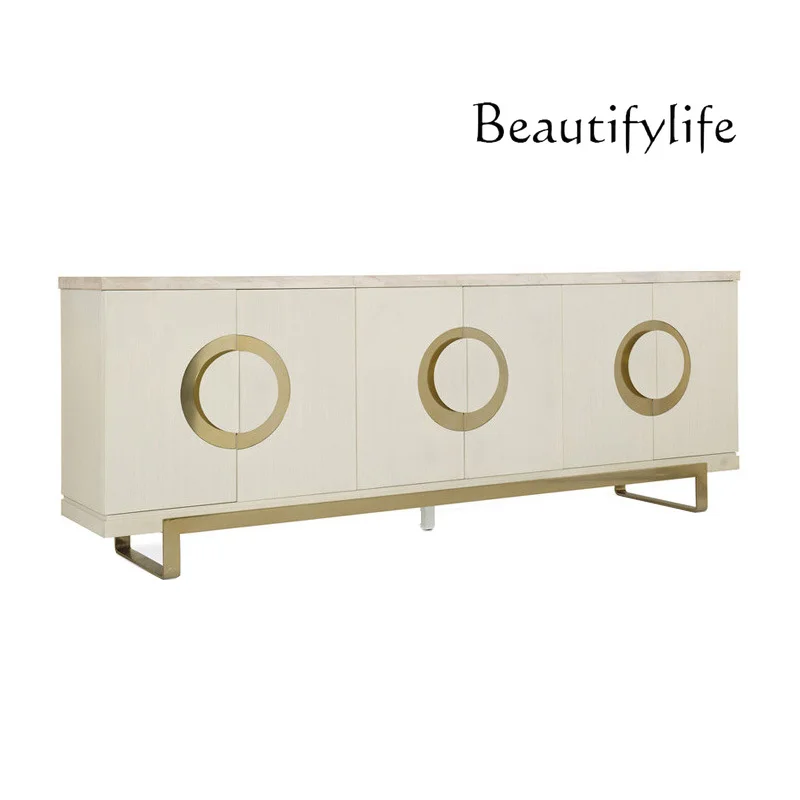 American light luxury TV side cabinet neoclassical living room solid wood high-end entrance decorative cabinet
American light luxury TV side cabinet neoclassical living room solid wood high-end entrance decorative cabinet