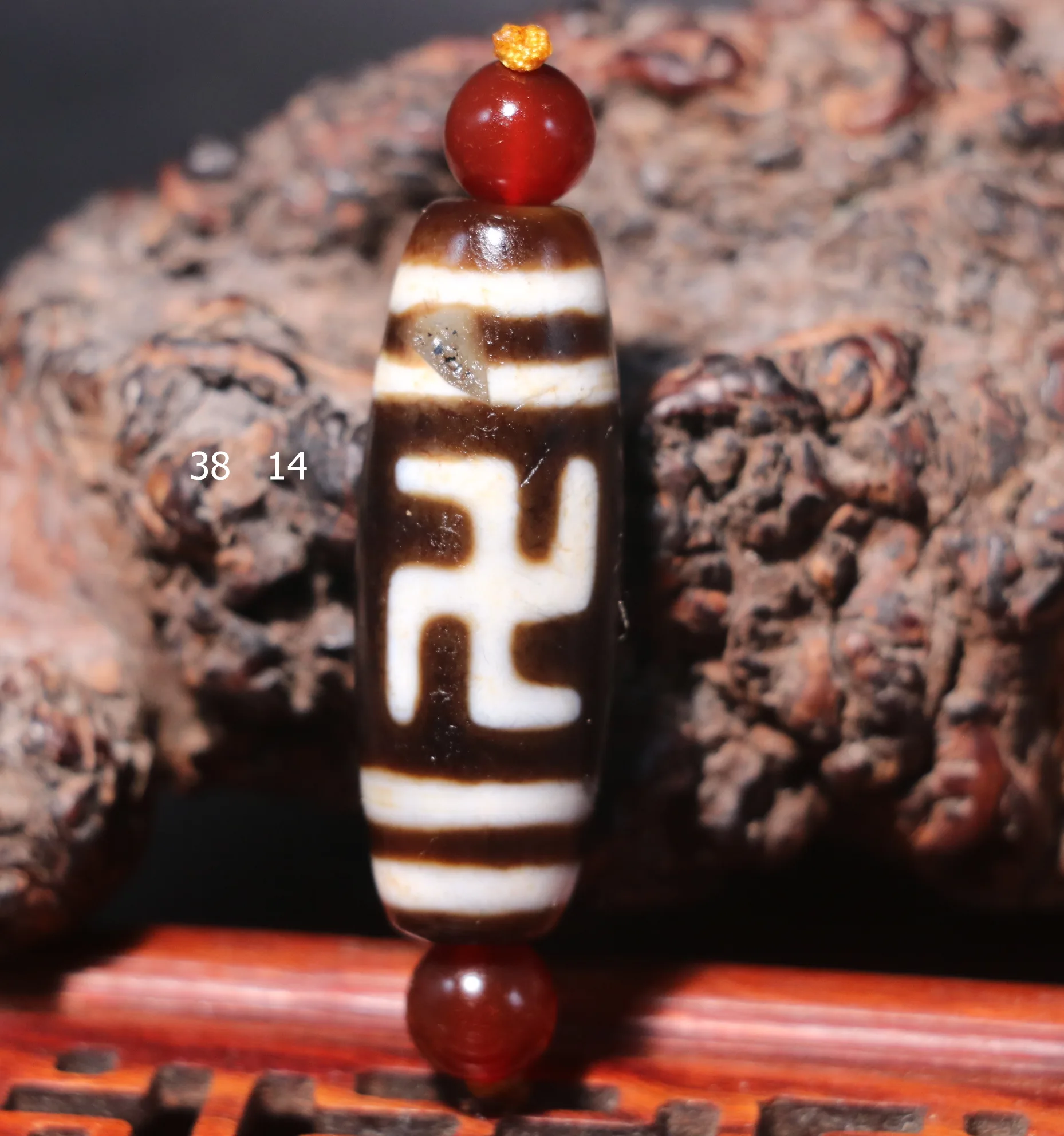 A Magic Power Energy Tibetan Old Agate Double Wanzi Swastica dZi Bead Amulet Fit For Bracelet Talisman Treasure Timestown Top
A Magic Power Energy Tibetan Old Agate Double Wanzi Swastica dZi Bead Amulet Fit For Bracelet Talisman Treasure Timestown Top