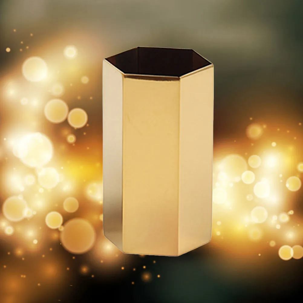 Gold Hexagonal Pen Holder Sturdy Desktop Storage Box Pencil Organizer Creative Metal Pencil Container Student Office Supplies
Gold Hexagonal Pen Holder Sturdy Desktop Storage Box Pencil Organizer Creative Metal Pencil Container Student Office Supplies