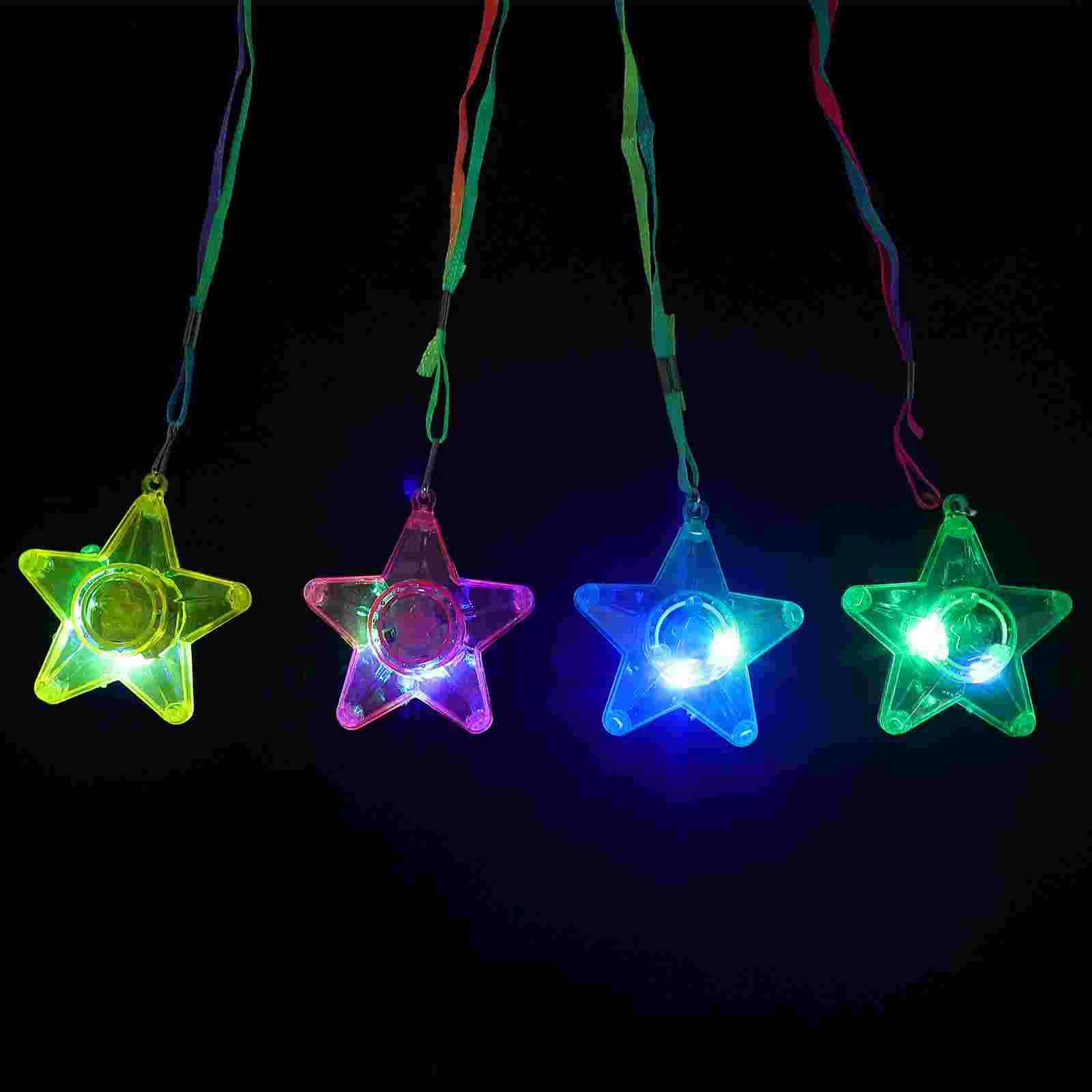12 Pcs Pentagram Glitter Necklace LED Pendant Light Flashing up Party Favors for Adults Plastic Glow Toddler Necklaces
12 Pcs Pentagram Glitter Necklace LED Pendant Light Flashing up Party Favors for Adults Plastic Glow Toddler Necklaces