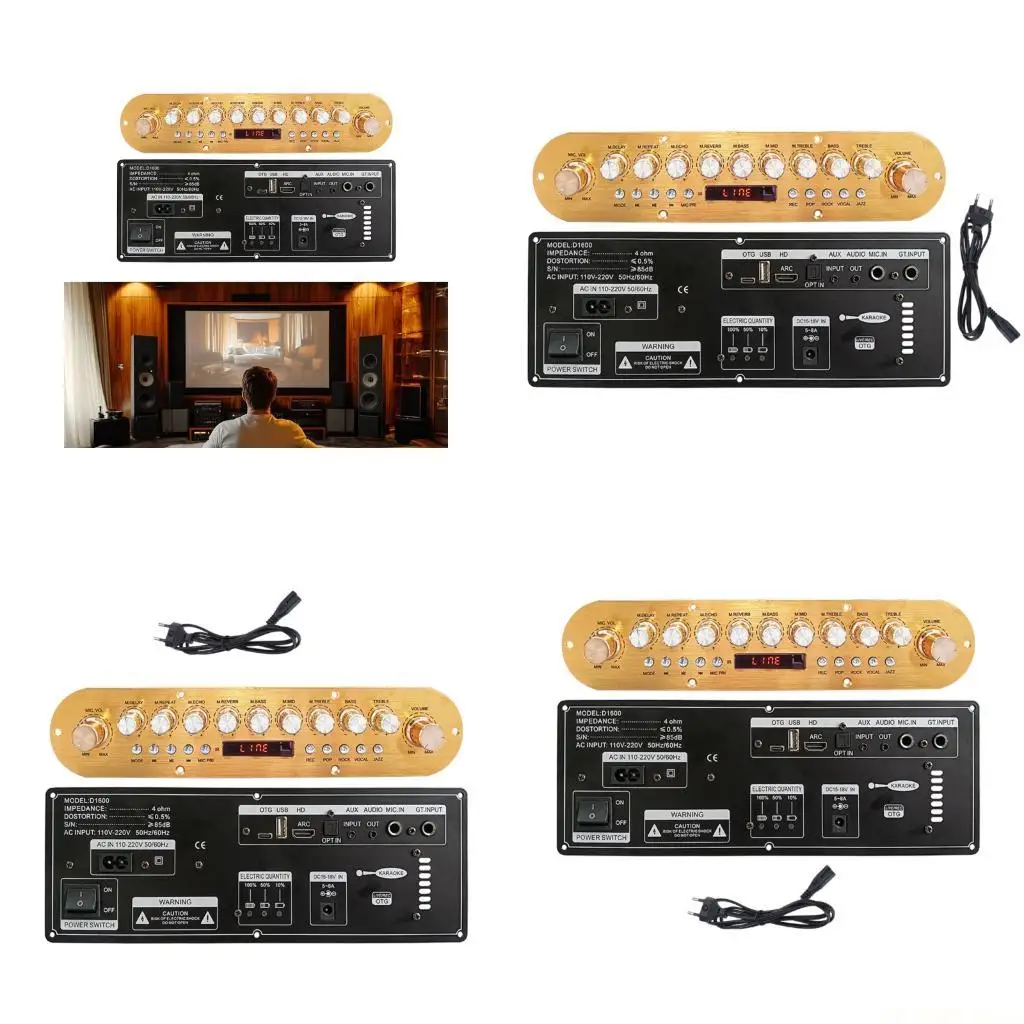 E56B 2x50 Вт Bluetooth-совместимый усилитель звука, плата микрофонного модуля, цифровой усилитель, цифровой сабвуфер для
E56B 2x50 Вт Bluetooth-совместимый усилитель звука, плата микрофонного модуля, цифровой усилитель, цифровой сабвуфер для