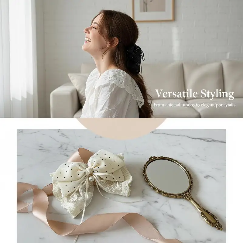 Sweet Sequin Lace Butterfly Knot Hair Clip Women's New 2026 Half-Up Ponytail Hair Grips Shark Fin Hair Clips Stylish Hair Access
Sweet Sequin Lace Butterfly Knot Hair Clip Women's New 2026 Half-Up Ponytail Hair Grips Shark Fin Hair Clips Stylish Hair Access