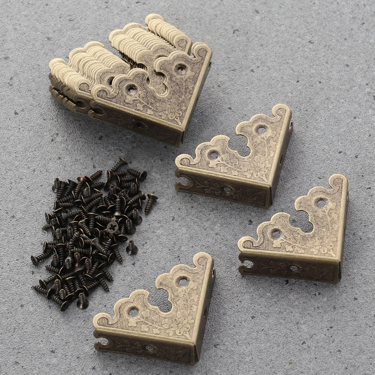 20 Pcs Cabinet Door Corner Home Desk Cover Decorative Protectors Household Vintage 
20 Pcs Cabinet Door Corner Home Desk Cover Decorative Protectors Household Vintage