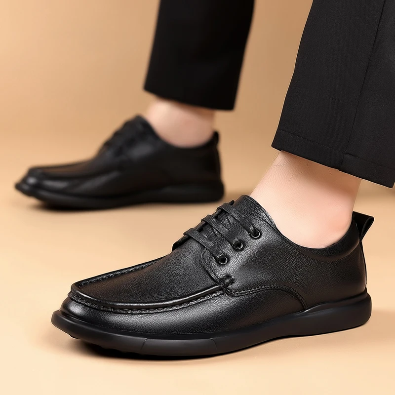 Genuine leather men's shoes Black Classic Business Style Outdoor formal party Daily office adult quality Comfortable shoes Hot
Genuine leather men's shoes Black Classic Business Style Outdoor formal party Daily office adult quality Comfortable shoes Hot